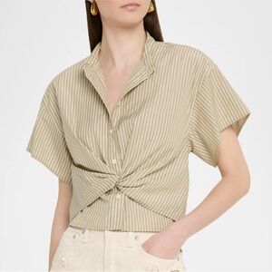 rag & bone Cotton Stripe Gretchen Shirt